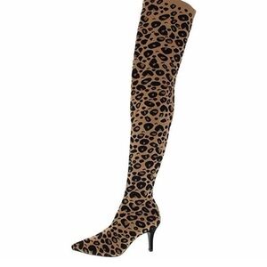 INC International Concepts Animal Print Over-the-Knee Boots